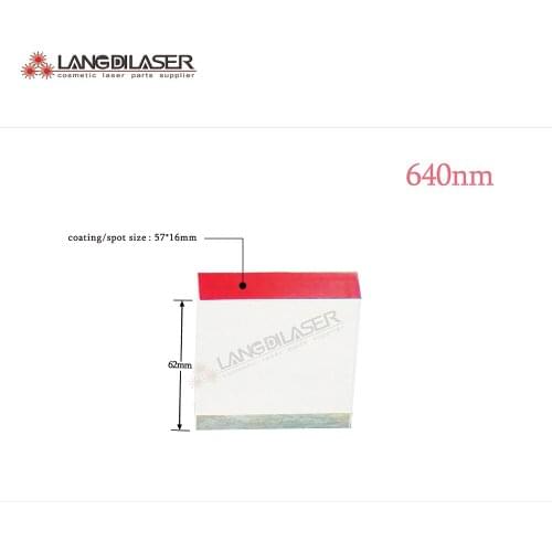 Size : 57*16*62 / spot size : 57*16 / wavelength : 640nm~1200nm / Filtros ópticos IPL para Sincoheren
