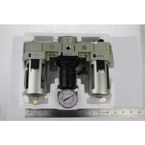 SMC type AC4000-06A 3/4"PT Compressing Air Filter Combination Pneumatic water seperatore F.R.L. Unit AC(AF4000+AR4000+AL4000)