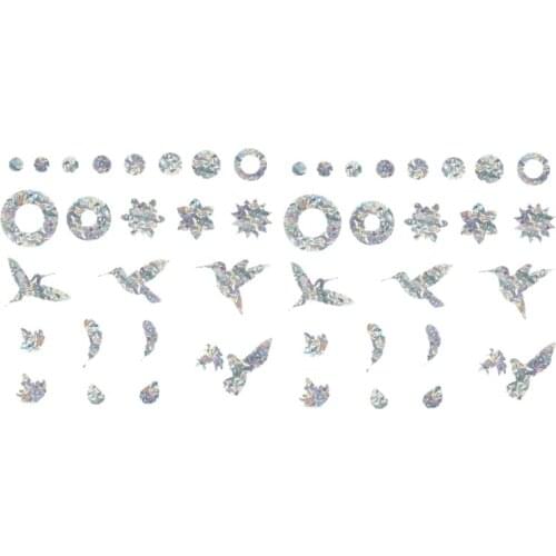 Bird Static Window Stickers Anti-Collision Window Decals Are Suitable for Bird Attack Prevents Birds Retail