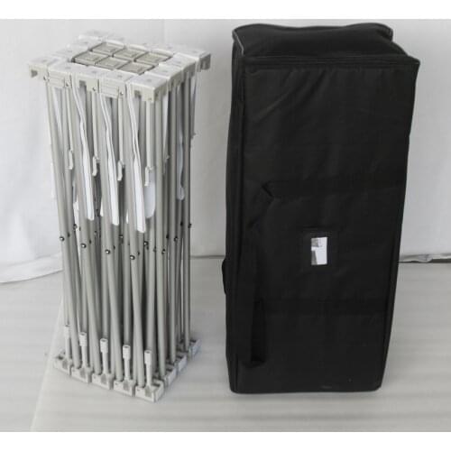 10ft High Quality Fabric Pop Up Banner Display Stand With Single Side Printing Portable Trade Show Backwall