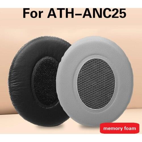Replacement Earpads for ATH-ANC25 Headphone High Quality Memory Foam Ear Pads Cushion Cover for Audio Technica ANC25