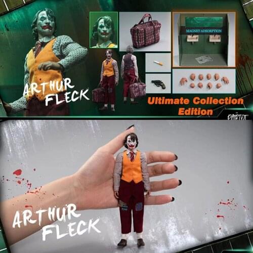 1/12 Scale Arthur 3.0 Clown Figure Model Transformation Special Edition 6 inch Male Figure Full Set for Fans Gift