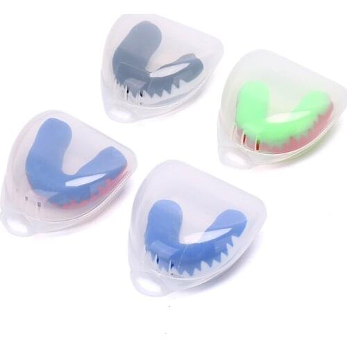 1 PC Professional Mouth Guard Muay Safety Soft EVA Mouth Protective Teeth Guard Sport