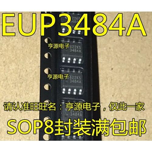 10piece)100% EUP3484AIDR1 3484A EUP3484A SOP8 Chipset