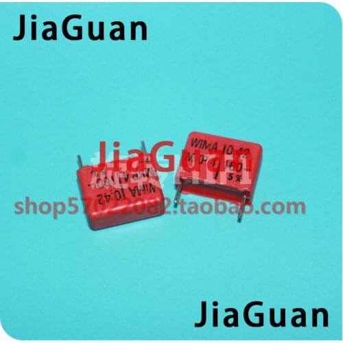 10PCS RED WIMA MKP4 0.42UF 160V PCM15 original new MKP-4 424/160V P15mm audio 242 hot sale 0.42uf/160v 420NF