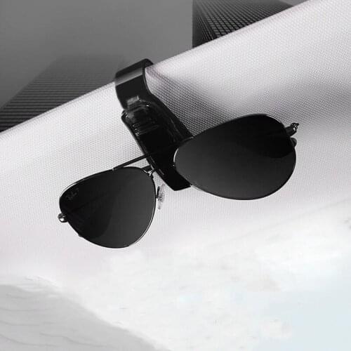 Hot Sale Car Accessories Sun Visor Sunglass Eyeglasses Glasses Card Pen ABS Portable Clip Ticket Holder Stand Goggles Eyewear