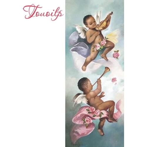 Touoilp Diamond Embroidery 5D DIY Angel boy 5d Diamond Painting Christmas Cross Stitch Full square&round Rhinestone Mosaic