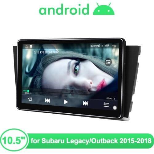 Car Radio Stereo Bluetoot Central Multimedia 1 din Android 10 GPS 4G Car Intelligent System For Subaru Legacy/Outback 2015-2018