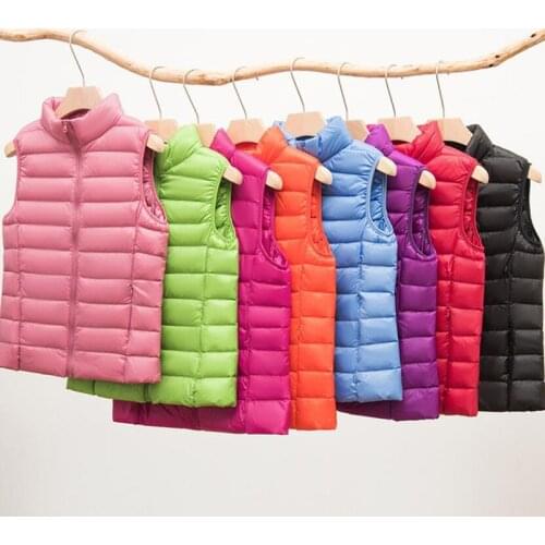 Brand Womens Ultra Light Down Vest Slim Warm Jacket 2020 Autumn Winter Womens 90% White Duck Down Vest Short Sleeveless Coat