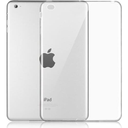 Case TPU For Apple iPad Air 2 9.7 Protective cover Protector Leather For iPad Air2 iPad6 PU Tablet 9.7" Transparent shell Sleeve