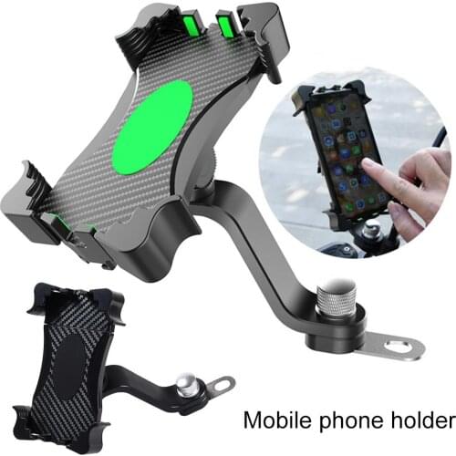 Motorcycle Bicycle Moto Bike Phone Holder 360 Rotate Stable Universal Bicycle Mobile Phone Bracket for IPhone Android Smartphone