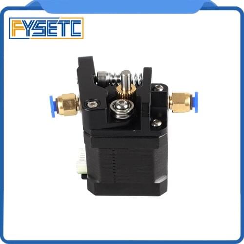 CR10 Extruder Near Remote Universal Wire Feeder Aluminum Upgrade MK8 1.75MM With Pneumatic Connect 3D Printer Parks Black Sand