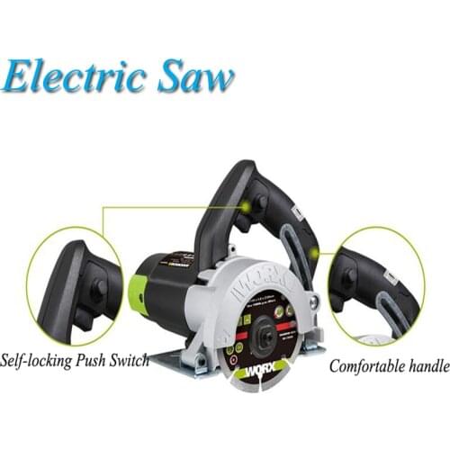 Electric Circular Saw Handheld Tile Stone Cutting Machine Industrial Marble Machine Household Chainsaw Power Tools Cutter