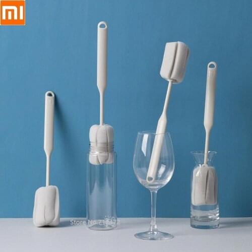 For Xiaomi Jordan & Judy Long Handle Sponge cup brush Kitchen Cleaning Tool Baby bottle cleaning