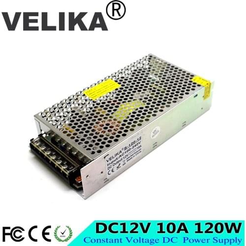 DC12v 10A 120w Switching Power Supply Adapter Driver Transformers 110V 220V AC DC 12V Converter for Led display Strip Light Lamp