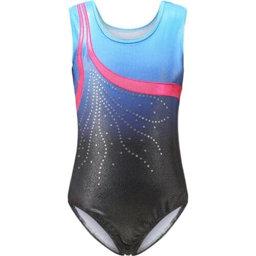 Girls Ballet Gymnastics Leotards One-Piece Practice Outfit 5-14 Years Sleeveless Ballet Tutu Dance Wear Clothes 2021