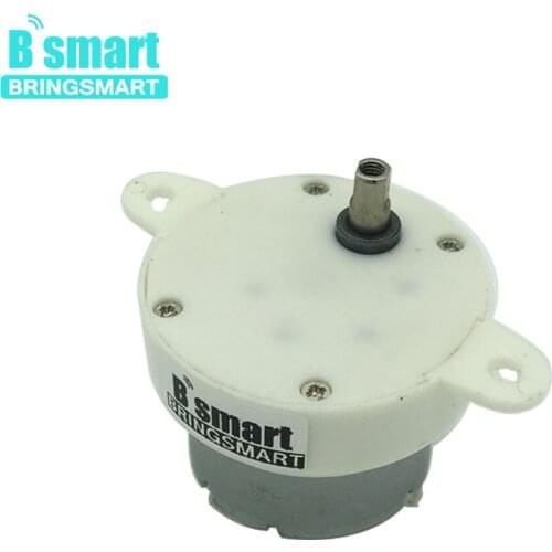 Bringsmart 400 Mini Gear Motor 3rpm DC 12v Electric Motor Reverse Shaft length 8mm Micro Small Gearbox Motor for Toys DIY Car