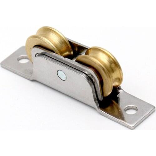 Free shipping furniture caster plastic steel sliding door pulley cabinet wardrobe wheel window roller household hardware part