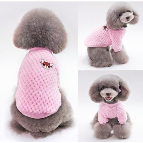 Puppy Dog Clothes Winter Warm Pet Cat Clothes Chihuahua Small Dogs Cats Coat Pets Clothing Schnauzer