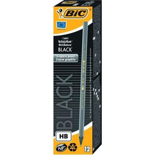 Original Bic Evolution Black Hb Pencil 12'li