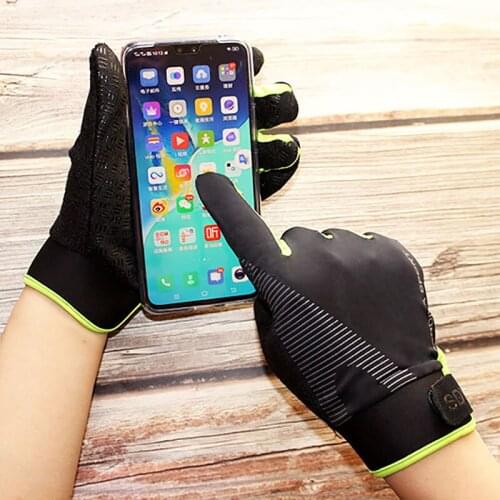 Outdoor Sports Cycling Full Finger Gloves Men and Women Driving Sun Protection Non-Slip Summer Thin Fishing Mountaineering