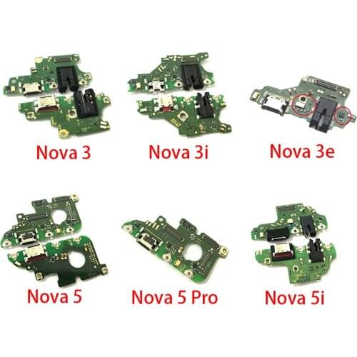 Charger Board PCB FlexFor Huawei Nova 2S 3 3i 5i 3e 4e 5 Pro USB Port Connector Dock Charging Ribbon Cable