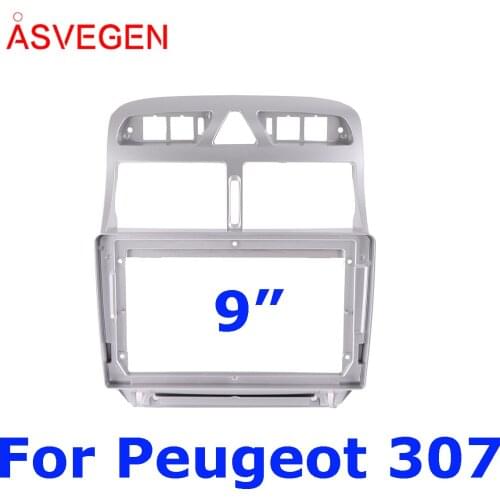 Asvegen Car Radio Fascia Frame For Peugeot 307 Car Dvd Frame Install Panel Dash Mount Installation Dashboard