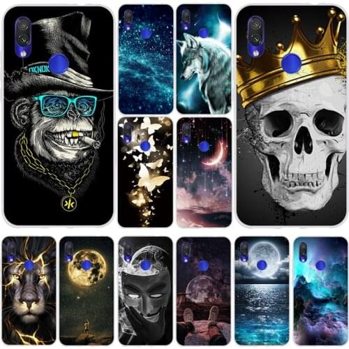 Silicon Case For Xiaomi Redmi 7 Cases Full Protection Soft Tpu Back Cover On Redmi 7 Bumper Phone Shell Bag Coque