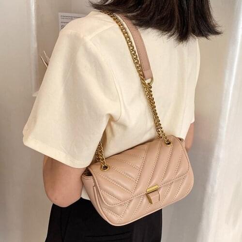 High Quality Women Small Pu Leather Shoulder Bag Fashion Ladies Chain Crossbody Bags for Women Designer Female Messenger Bags