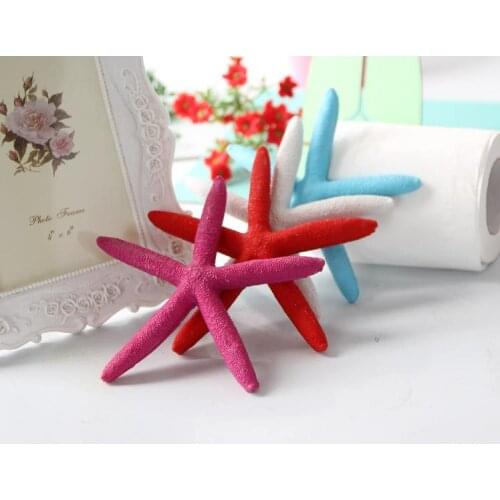 1PC Micro landscape color simulation resin ornaments craft Home Furnishing decorations starfish creative shooting props JL 0982