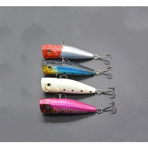 3D Eyes10.5g/10cm Anti-Corrosion Plastic Fishing Bait Artificial Luminous Popper Freshwater High Quality Fishing Lure Hard Bait