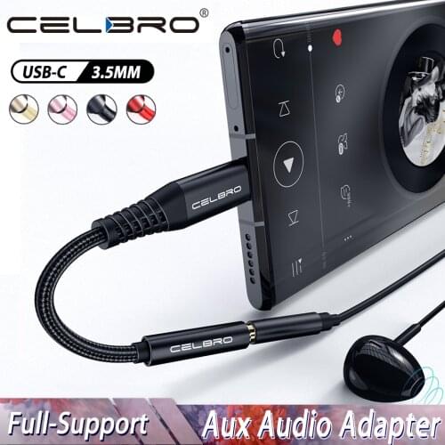 USB Type C To 3.5mm Jack Aux Headphones Adapter for Samsung Galaxy Note 10 S20 Plus S20+ Ultra USB-C To 3.5mm OTG Audio Cable