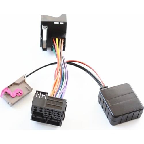 Car Audio Bluetooth 5.0 Receiver Aux Adapter For Audi A3 A4 A6 A8 TT R8 RNS-E Host AUX IN32 Pin Radio Module Bluetooth Aux Cable