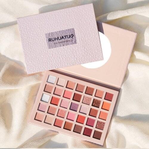 35 Colors Shimmer Pigmented Eye Shadow Palette Make Up Masquerade Highlight Glitter Lasting Cosmetics Make-Up Set TSLM1