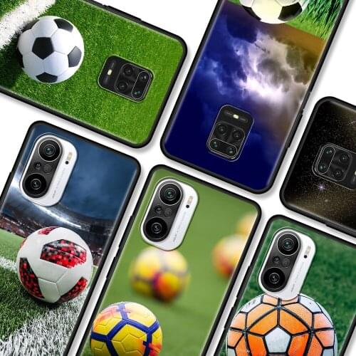 Glam Football Field Phone Case for Xiaomi Redmi Note 9S 9 4G 8 Pro 7 8T 8 10 9A 10Pro 8 7A K40 8A 6A 9T 5G Soft Bag
