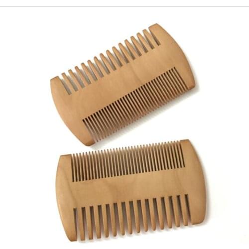 Wooden hair brush for men Beard Care Anti-Static Wooden Comb Brushing Hair Care Tools