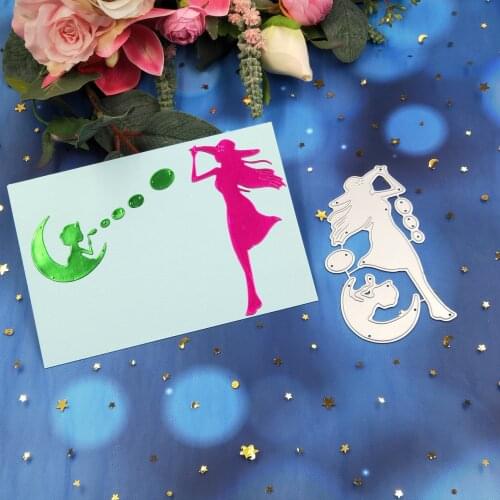 Children and girls metal cutting dies 2019 new DIY scrapbook greeting CARDS gift CARDS decorative arts and crafts embossed mold