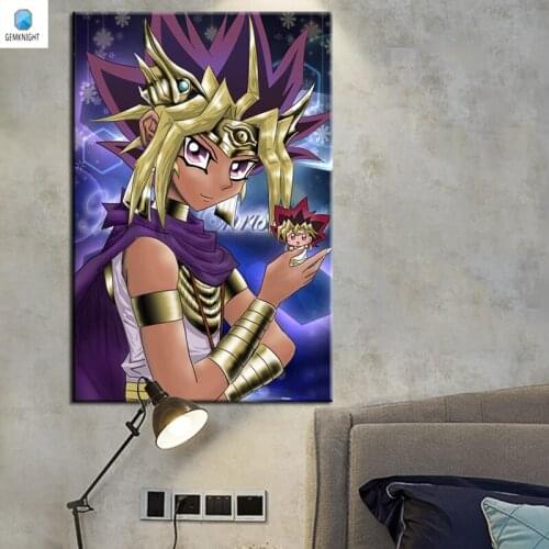 Diy oil painting Duel Monsters diy digital painting anime poster digital paint by numbers drawing practice anime