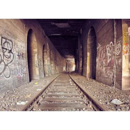 Graffiti Wall Track Passage Photography Backdrop Customized Background Photo Studio for Children Baby Portrait pets Photophone