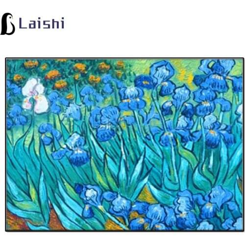 Hot DIY Full Square Round diamond Van Gogh Works Of Van Gogh Iris Diamond Painting Embroidery Mosaic Decor Childrens Gifts
