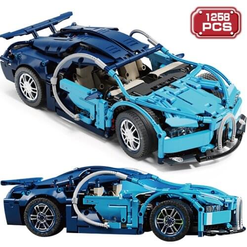 Technical Super Sports Car Building Blocks Moc Famous Racing Model Bricks DIY Ideas Construction Kit Toys for Children Adults 18