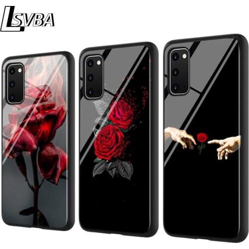 Beautiful Red Roses For Samsung Galaxy S20 FE Lite Ultra Plus Note 10 lite A01 A11 A21 A31 A41 A51 A71 A91 Phone Case