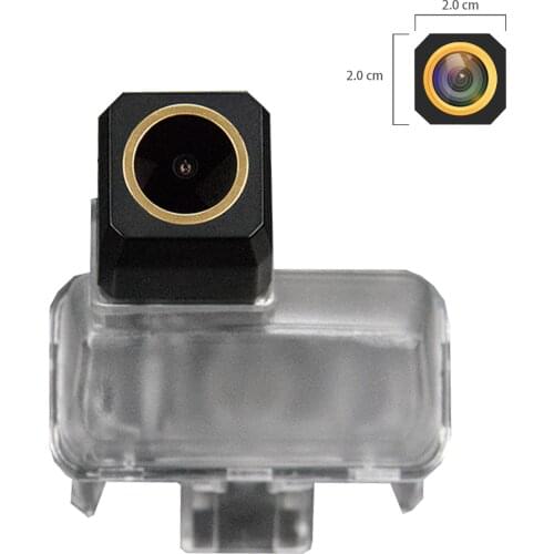 Misayaee Golden HD Car Rear View Reverse Camera Plate Light for Citroen C4L DS4 DS 4 2010-2015