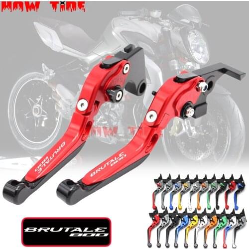 Motorcycle Folding Extendable CNC Moto Adjustable Clutch Brake Levers For MV AGUSTA Brutale 800 RR Brutale800 2013 2014 2015