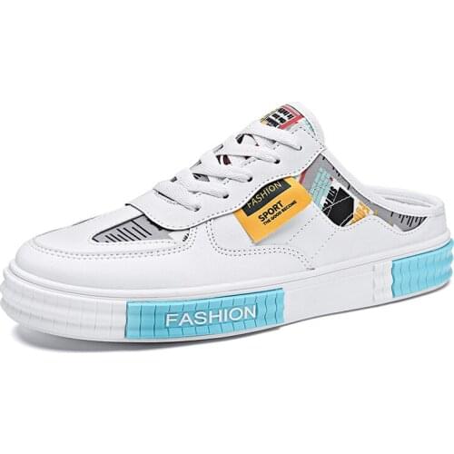 Men Canvas Loafers Summer Fashion Skateboard Sneakers Graffiti Casual Soft Insole Walking Shoes 2021 New Brand Designer 39-44