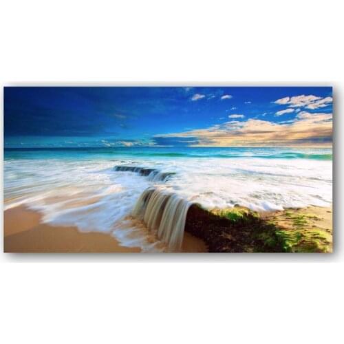 Wall Art Beach Landscape Picture Canvas Wall Art Print Paintings Modern Artwork Living Room Wall Decor Drop shipping