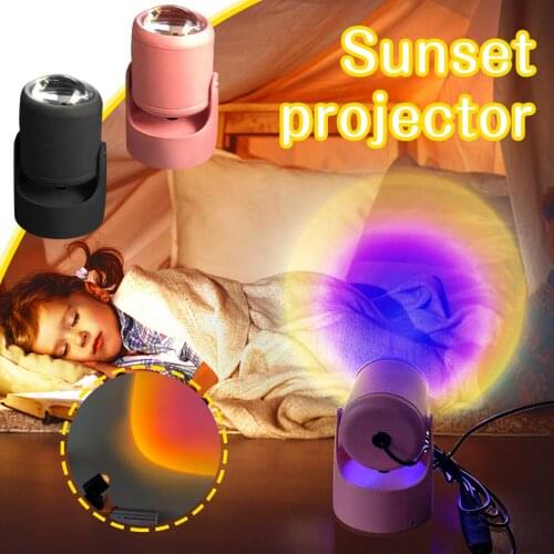 Night Light Projector Led Lamp,90 Degree Rotation Rainbow Projection Lamp,home Romant Visual Experience Gorgeous atmosphere