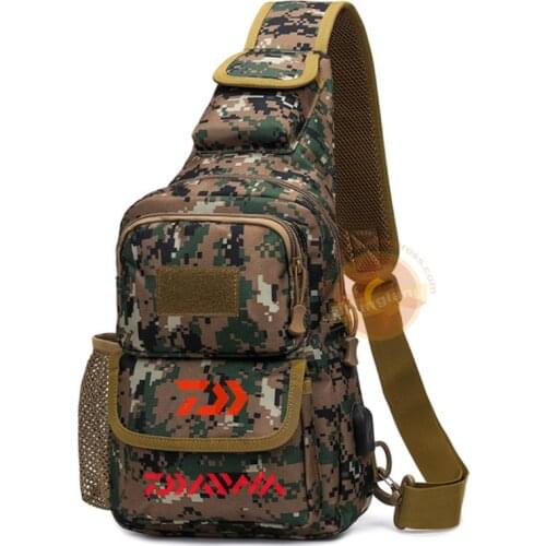 New Tactical Camouflage Camera Pack Women Messenger Daiwa Fishing Bag Men Outdoor Sport Bags Waterproof Nylon Saddle Fishing Bag