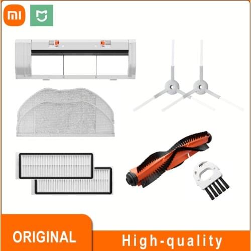 Original Mijia Vacuum Cleaner Parts Main Brush Side Brush HEPA Filter Mopping Rag for Xiaomi Robot Vacuum Cleaner G1 MJSTG1