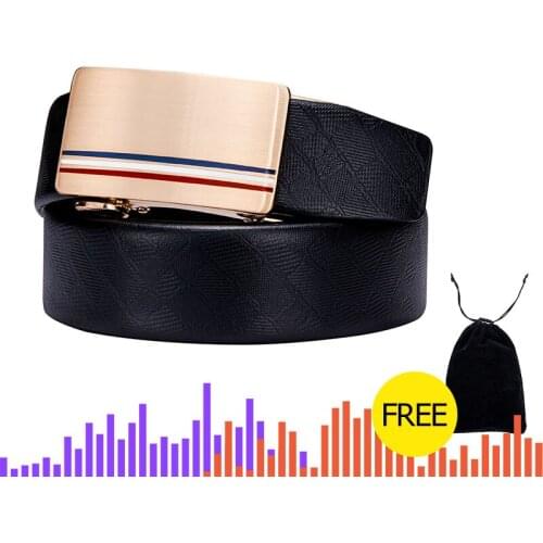 Fashion Mens Belt Business Brand Genuine Leather Belt For Men Alloy Automatic Buckle Ratchet Belt Ceinture Homme DiBanGu